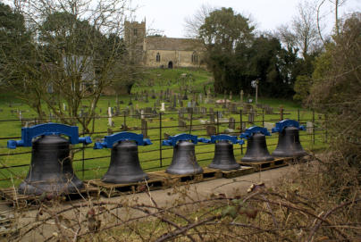 Churchdown's bells have arrived.